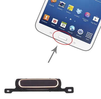 Immagine prodotto di Tasto Home per Samsung Galaxy Tab 3 8.0 T310/T311/T315 Nero Pulsante di ricambio
