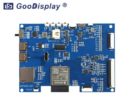 Produktbild von GoodDisplay ESP32E6-E01 Development Board für E-Ink-Displays | E6, SPI, WLAN