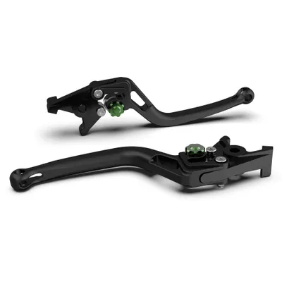 Produktbild von LSL Kupplungshebel BOW L52,schwarz perlgestrahlt/grün