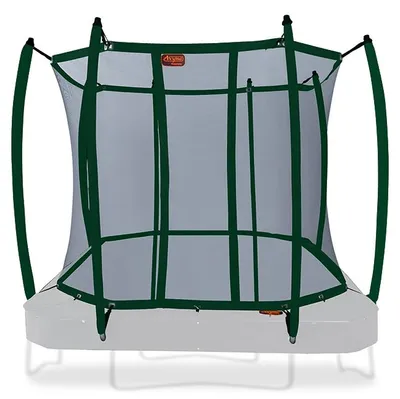 Produktbild von Sicherheitsnetz für Trampolin, 380x255 cm (238) - Grün