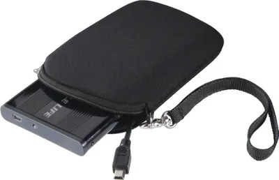 Zdjęcie produktu dla Hama 2.5" HDD Cover, Neopren, Czarny, 205 mm, 100 mm, 30 mm, 57 g