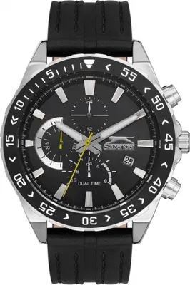 Produktbild von Herrenuhr SLAZENGER SL.09.2152.2.01 in Schwarz, ein modisches Geschenk.