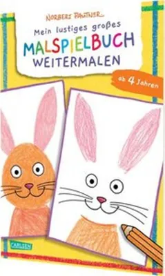 Obrázek produktu pro Mein lustiges großes Malspielbuch: Weitermalen (ab 4 Jahren)