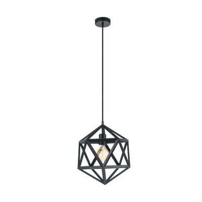 Produktbild von Eglo 49761 Embleton Hängeleuchte E27 schwarz