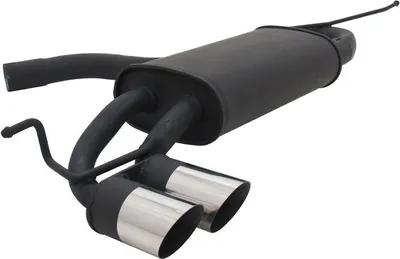 Produktbild von Novus Sportendschalldämpfer für VW Golf VI (1K) 2 x 76mm MS-Design