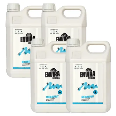 Produktbild von Envira Milben Abwehrspray im Nachfüllpack 4x5L