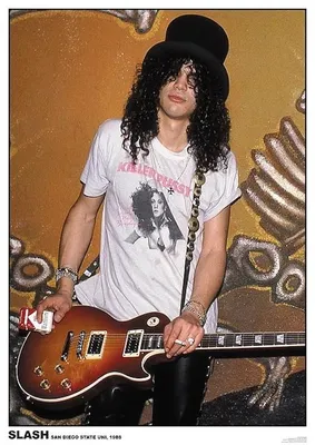 Obrázok produktu pre Guns n' Roses - Slash, San Diego, 1988 - Plagát - 59x84 cm