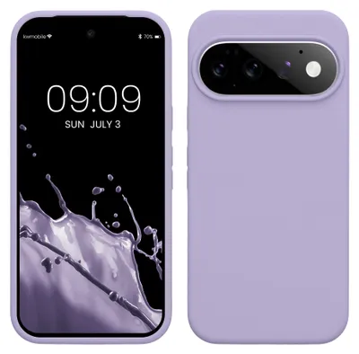 Produktbild von kwmobile Handyhülle für Google Pixel 11 / Pixel 11 Pro Hülle - Case Silikon - Kabelloses Laden - Schutzhülle Cover in Lavendel