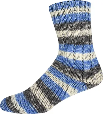 Produktbild von ONline Garne Sockenwolle 6-fach Sort. 384 Merino Color 75% Schurwolle 25% Polyyacryl,150g 375 m 3160