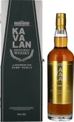 Produktbild von Kavalan Kavalan Ex-Bourbon Oak 46% vol Whisky aus Taiwan NV Whisky ( 1 x 0.7 L )