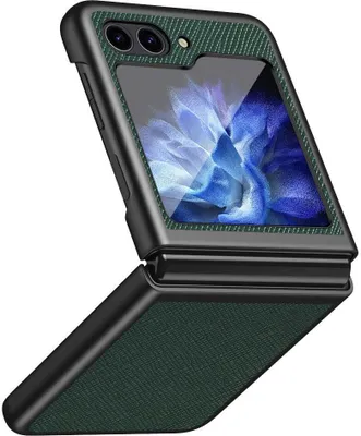 Produktbild von König Design Hülle kompatibel mit Samsung Galaxy Z Flip5 5G Kunststoff Soft Handyhülle - Handy Case Grün