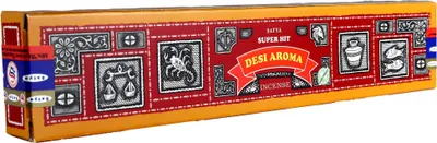 Produktbild von Satya Super Hit Desi Aroma 1x15g Räucherstäbchen indische Duftmischung