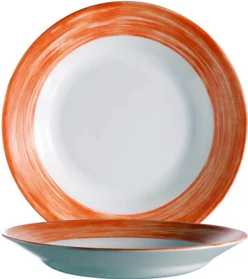 Produktbild von Brush Orange Teller tief 22,5cm - 6 Stück