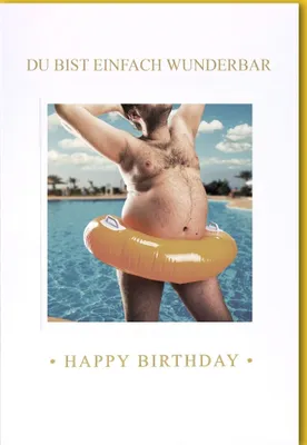 Produktbild von Geburtstag - Glückwunschkarte im Format 11,5 x 17 cm mit Umschlag