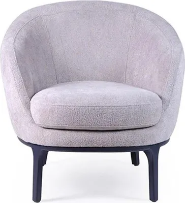 Produktbild von Designer Luxus Grau Sessel Polster Couch Sitz Modern Textil Polstermöbel
