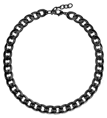 Produktbild von Wildcat Halskette - Chunky Kette - Schwarz - Chirurgenstahl 316L - wasserfest, langlebig, hautverträglich, Schwarz