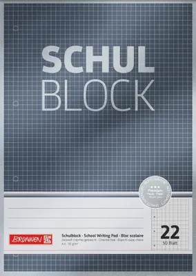 Produktbild von Schulbl A4 90g 50Bl Lin22 Premium