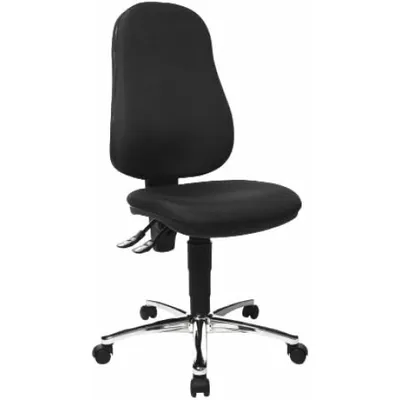 Produktbild von Topstar Bürostuhl Point 60, 8169G20 schwarz, chrom Stoff
