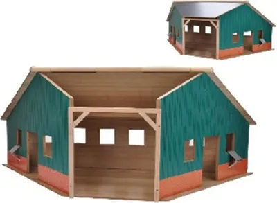 Obrázok produktu pre Detský glóbus Garážová farma drevená 38 x 100 x 38 cm 1:16