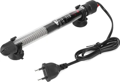 Image de chauffe-eau d'aquarium 100W, verre, chauffage immergé, température constante automatique, thermoplongeur, accessoires pour aquarium, fiche EU, 220V