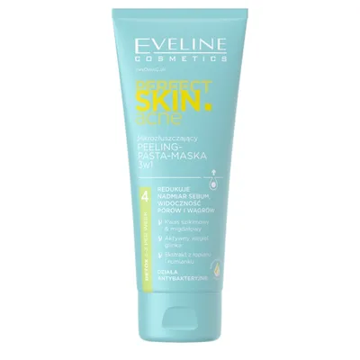 Produktbild von Eveline Cosmetics Perfect Skin Acne – feuchtigkeitsspendendes, glättendes Gesichtspeeling