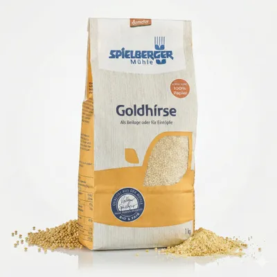 Produktbild von Spielberger  Goldhirse demeter - 1kg - 1 Beutel