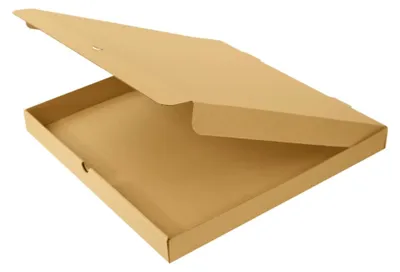 Produktbild von KAPAK 5er Pizzakarton Braun 32x32x4 cm für Gastronomie