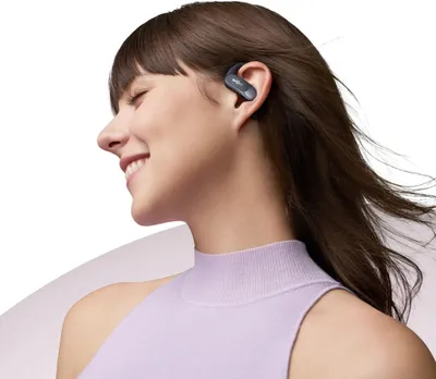 Zdjęcie produktu dla SHOKZ OpenFit Air Black słuchawki open-ear Bluetooth 5.2 DirectPitch™ OpenBass Air IP54 bezprzewodowe USB-C muzyka i rozmowy