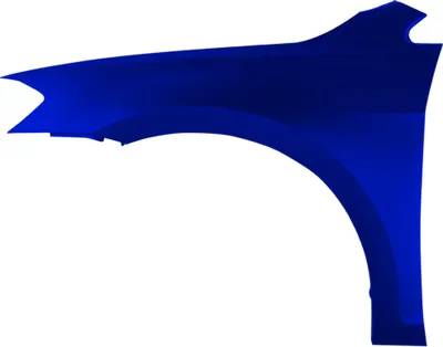 Productafbeelding van BLU Spatbord geschikt voor Volkswagen Golf VII 7 LIFT LD5K Links Blauw LapizBlau | 2017- | Voorzijde | Gelakt | Montageklaar