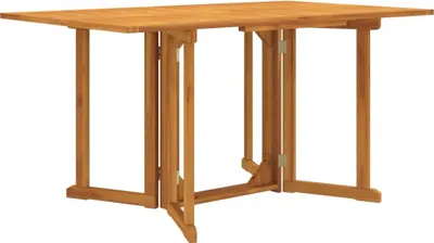 Obrázek produktu pro Skládací zahradní stůl Butterfly 150 x 90 x 75 cm masivní teak