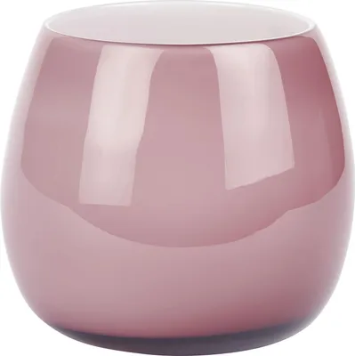 Produktbild von Lambert Pisano Vase klein Überfangglas, mauve H18 cm  D17 cm 17489