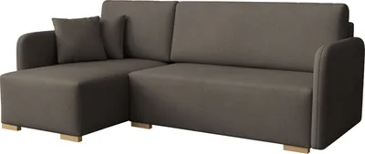 Produktbild von MIRJAN24 Ecksofa Como L, Polsterecke, L-Form Sofa, Polstergarnitur, Eckcouch vom Hersteller (Farbe: Velo 625)
