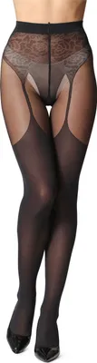 Produktbild von Bellivalini Damen Strumpfhose 60 DEN BLV-1112 (Schwarz, S) .