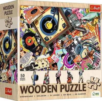 Image de Puzzle en bois de 500 pièces. Monde de la musique