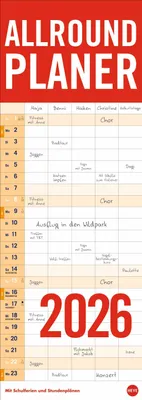Produktbild von Allround-Familienplaner Vertical Kalender 2026