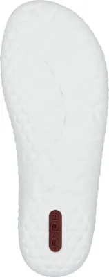 Produktbild von Rieker Damen Schnürschuh Slip-On Sneaker aus Leder mit Lochmuster 52824, Größe:42 EU, Farbe:Beige