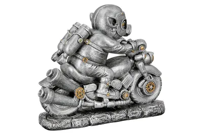 Produktbild von Gilde Poly Skulptur "Steampunk Motor-Pig"