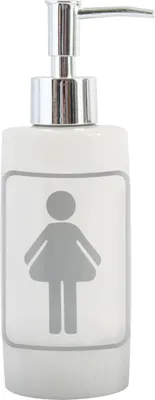 Produktbild von MSV Seifenspender Keramik "F" weiß