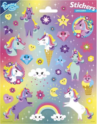Image de Feuille d'autocollants Totum Licorne