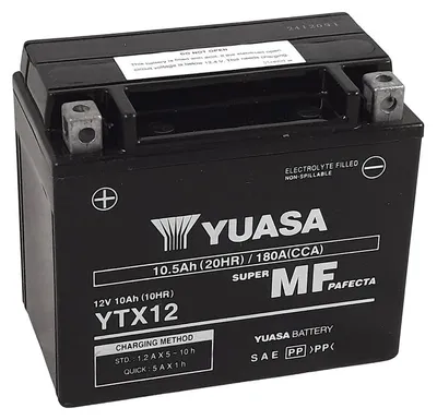 Immagine prodotto di Batteria YUASA YTX12 W/C esente da manutenzione