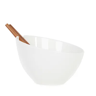 Produktbild von HOMLA Mooka Keramik Salatschüssel Zubehör Schale Serviergeschirr Geschirr Nachspeiseteller cm
