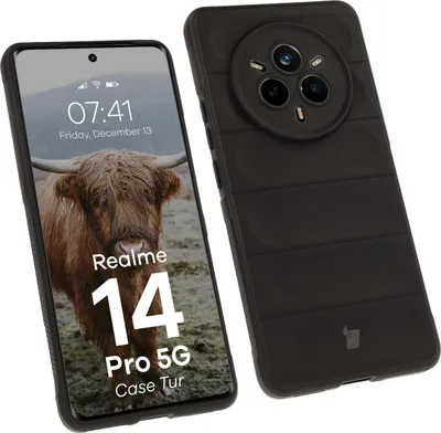 Produktbild von Bizon Case Tur Panzerhülle für Realme 14 Pro 5G, schwarz