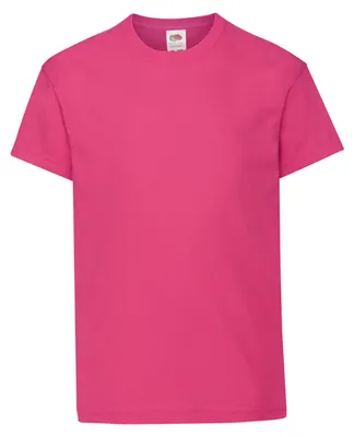 Immagine prodotto di Fruit of the Loom - Maglietta "Original" per bambini LT2039 (140-146) (Fucsia)