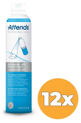 Produktbild von 12x Attends Care Schaum (400 ml)