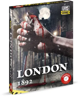 Produktbild von Crime Scene - London 1892 Gesellschaftsspiel Rätselspiel wiederverwendbar