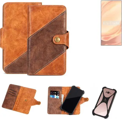 Produktbild von K-S-Trade Handyhülle Schutzhülle Bookstyle Case Wallet-Case kompatibel mit nubia Z50 Ultra Cover Klapphülle Kantenschutz Smartphone dunkelbraun