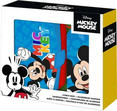 Immagine prodotto di Zestaw lunchbox i canteen Disney Mickey - Koszulka KIDS LICENSING Premium
