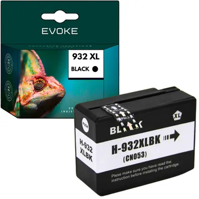 Produktbild von Evoke kompatible Tinte für HP 932XL HP932 CN053AE Schwarz 33 ml 1460 Seiten OfficeJet 6100 6600 6700 Premium 7110 7510 7600 7610 7612
