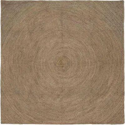 Produktbild von Bereichsteppiche Grau 300 x 300 cm Jute
