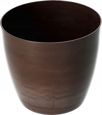 Obrázok produktu pre KADAX "Agen" kvetináč, kvetináč, okrúhly plastový kvetináč, 12 cm, hnedý mramor